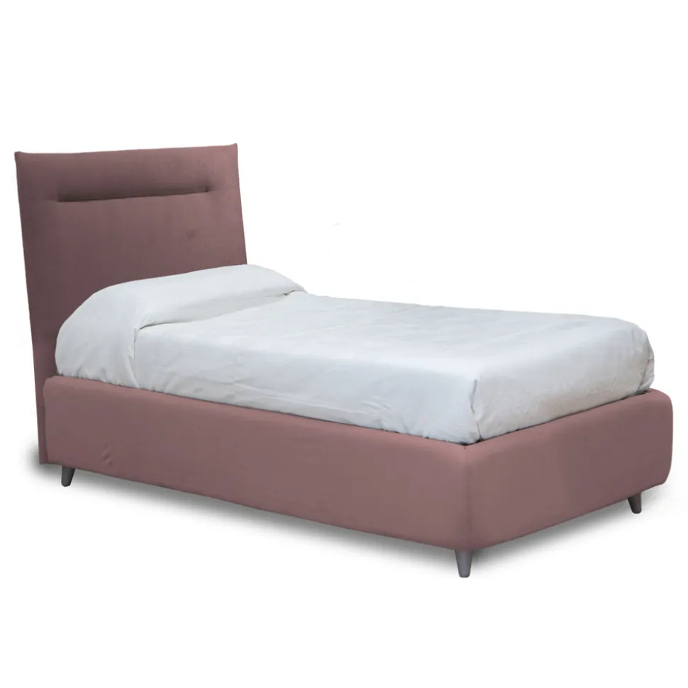 Letto Singolo con Contenitore Opzionale Realizzato in Italia - Ciccio