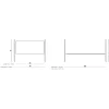 Letto Singolo con Struttura Coordinata in Ferro Made in Italy - Lillo