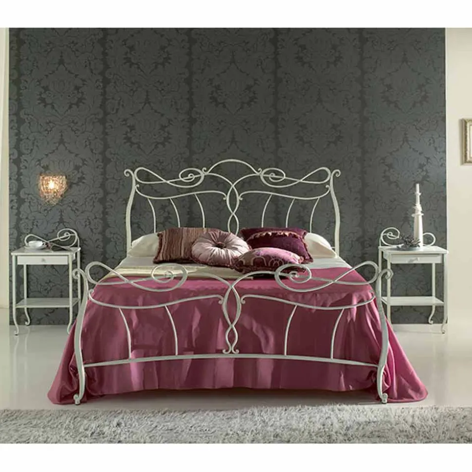 Letto Singolo in Ferro Battuto Venere