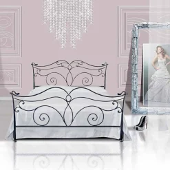 Letto Singolo in Ferro Battuto Febo