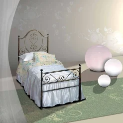 Letto Singolo in Ferro Battuto Gea