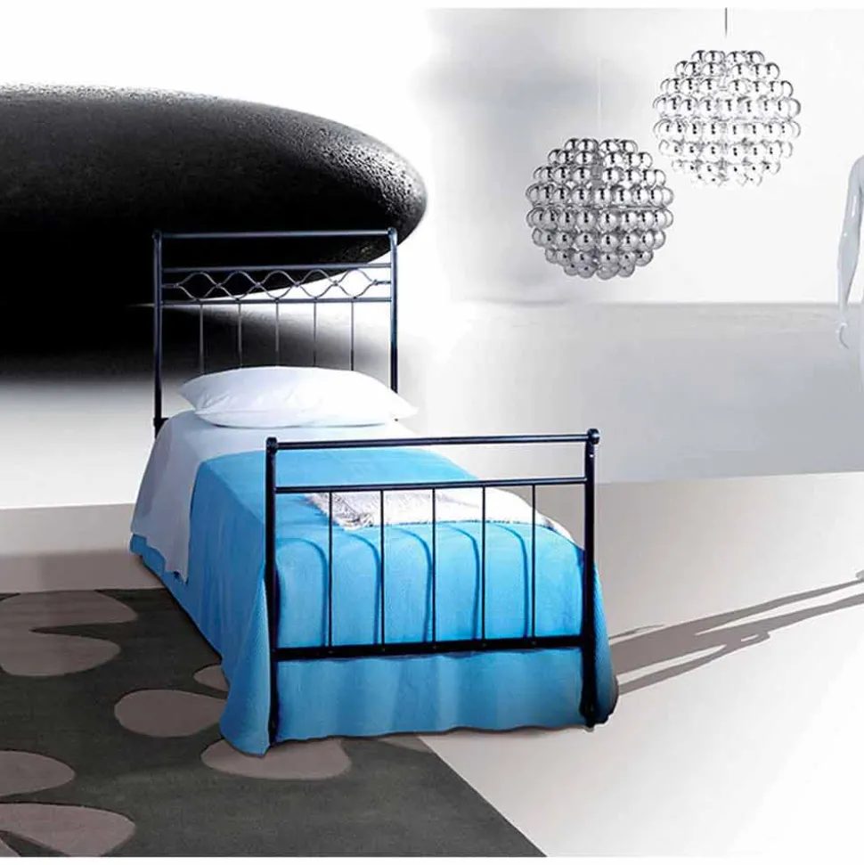 Letto Singolo in Ferro Battuto Efesto