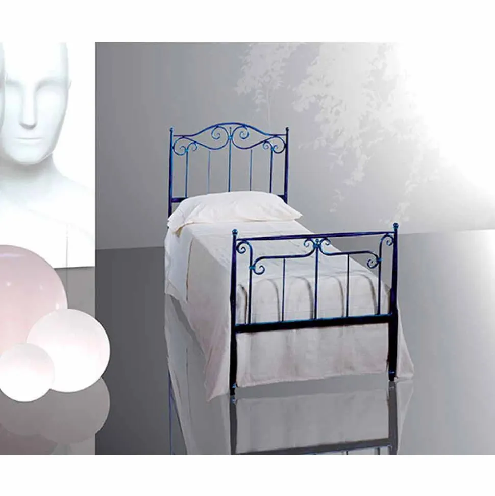 Letto Singolo in Ferro Battuto Auriga