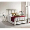 Letto una piazza e mezzo ferro battuto pieno Kelly made in Italy