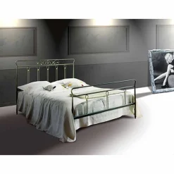Letto Una Piazza e Mezzo in Ferro Battuto Pan