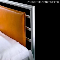 Letto Una Piazza e Mezzo in Ferro Battuto Dioniso