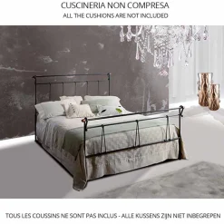 Letto Una Piazza e Mezzo in Ferro Battuto Perseo