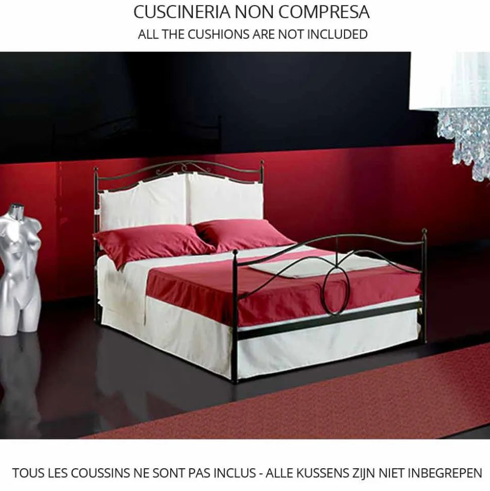 Letto Una Piazza e Mezzo in Ferro Battuto Cassiopea