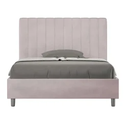 Letto 140x200 cm Microfibra con Linee Verticali Simmetriche Made in Italy - Guanto