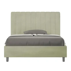 Letto 140x200 cm Microfibra con Linee Verticali Simmetriche Made in Italy - Guanto