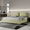Letto 180x200 cm Testata con Cuscinatura in Microfibra Made in Italy - Olimpiadi