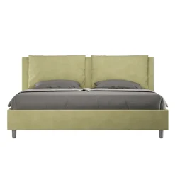 Letto 180x200 cm Testata con Cuscinatura in Microfibra Made in Italy - Olimpiadi