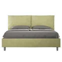 Letto 160x200 cm Testata con Cuscinatura in Microfibra Made in Italy - Olimpiadi