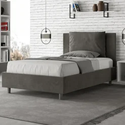 Letto 120x200 cm Testata con Cuscinatura in Microfibra Made in Italy - Olimpiadi