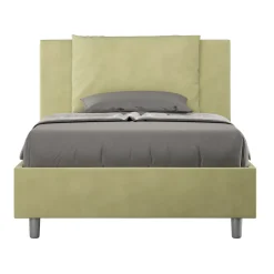 Letto 120x200 cm Testata con Cuscinatura in Microfibra Made in Italy - Olimpiadi