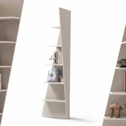 Libreria angolare di design MDF laccato Esquina made in Italy