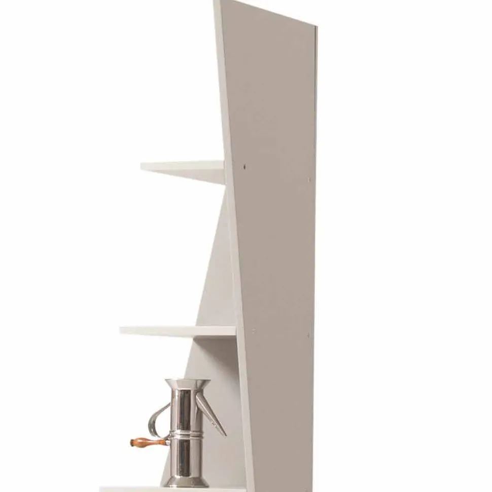 Libreria angolare di design MDF laccato Esquina made in Italy