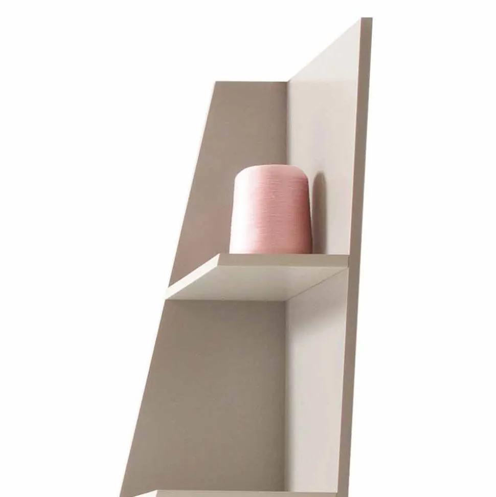 Libreria angolare di design MDF laccato Esquina made in Italy