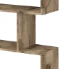 Libreria a Parete Design Verticale Salotto in Legno 3 Finiture - Minetta