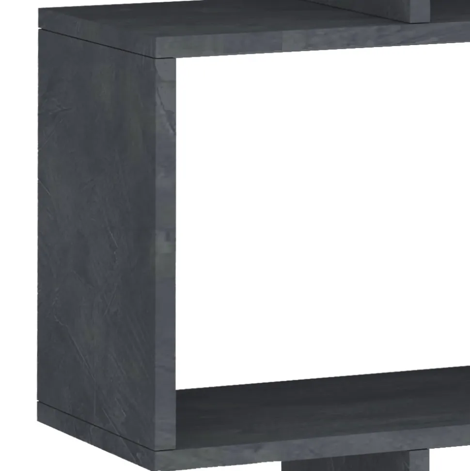 Libreria a Parete Design Verticale Salotto in Legno 3 Finiture - Minetta