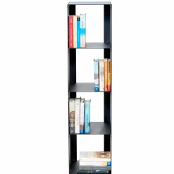 Libreria a Terra Moderna in Ferro Nero,Rosso,Bianco,Grigio Made in Italy – Cauro