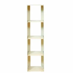 Libreria a Terra Moderna in Ferro Nero,Rosso,Bianco,Grigio Made in Italy – Cauro
