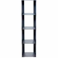 Libreria a Terra Moderna in Ferro Nero,Rosso,Bianco,Grigio Made in Italy – Cauro