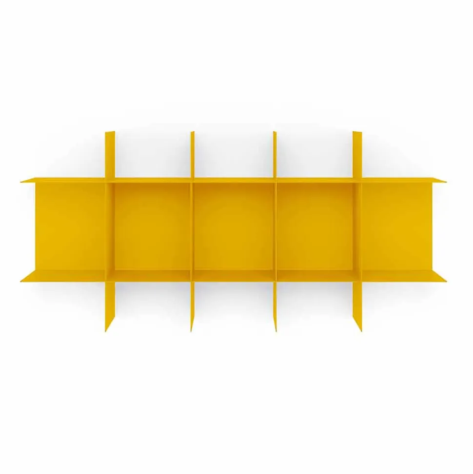 Libreria Componibile a Parete Design Modulare in Metallo di Alta Qualità - Roger
