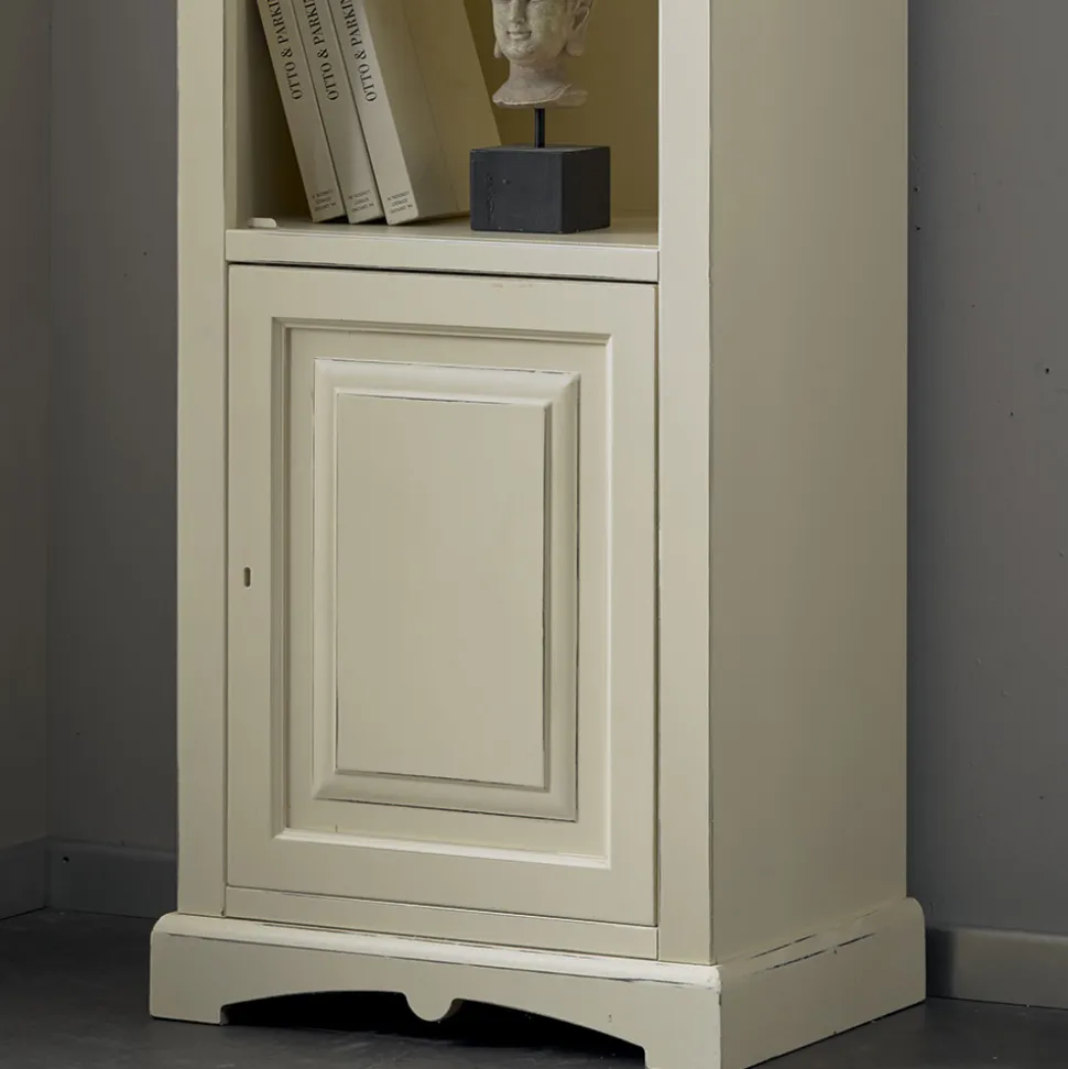 Libreria con 4 Vani e 1 Anta Realizzata in Legno Made in Italy - Lofn