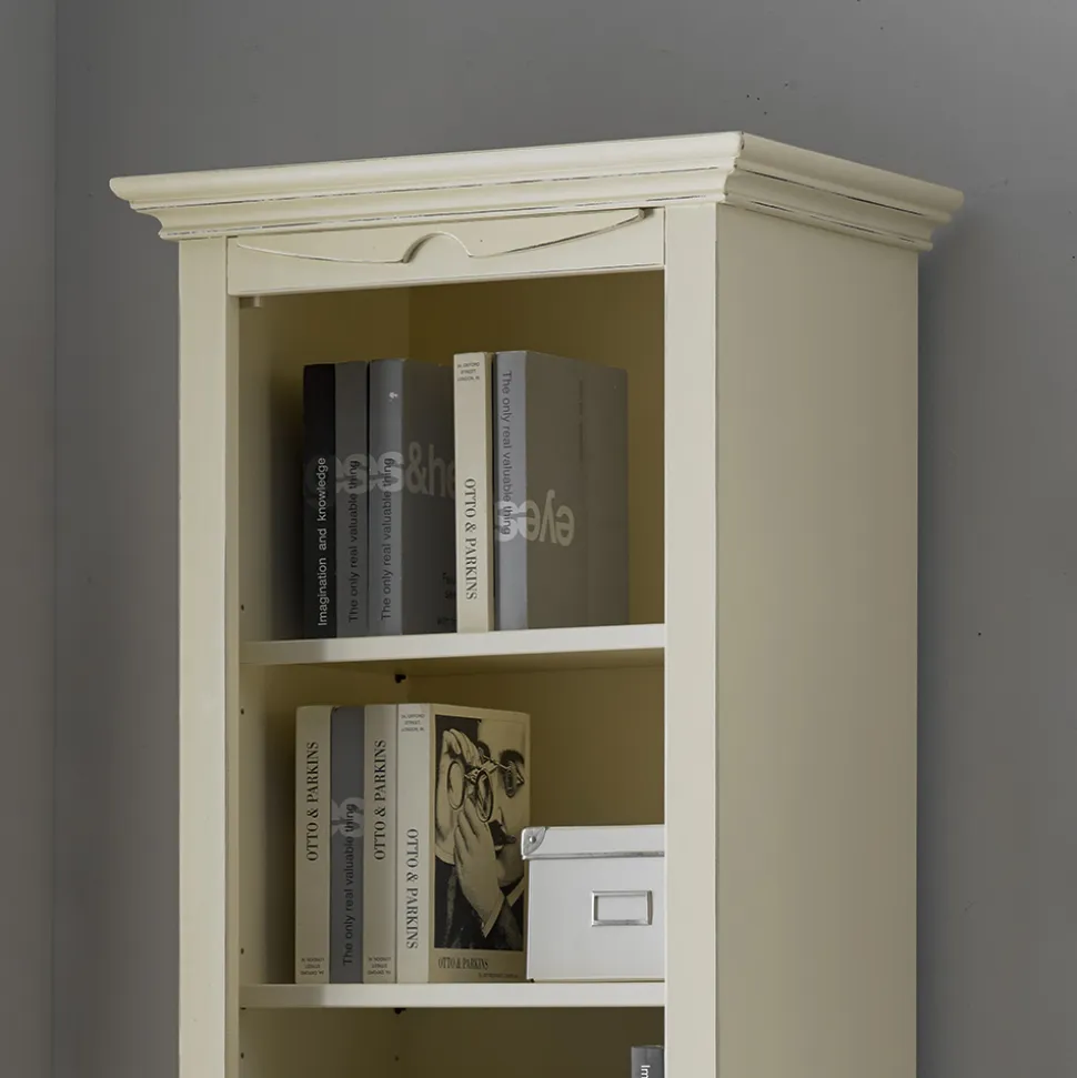 Libreria con 4 Vani e 1 Anta Realizzata in Legno Made in Italy - Lofn