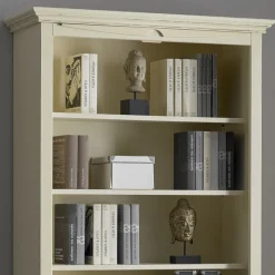 Libreria con 4 Vani e 2 Ante Realizzata in Legno Made in Italy - Eastre
