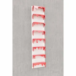 Libreria da muro design Kolata 50x127 (8 Ripiani) Mabele, artigianato torinese