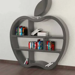 Libreria design moderno rossa,bianca o grigia Gluttony