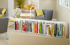 Libreria di Design Moderno da Parete in Metallo Bianco Made in Italy – Bolivia