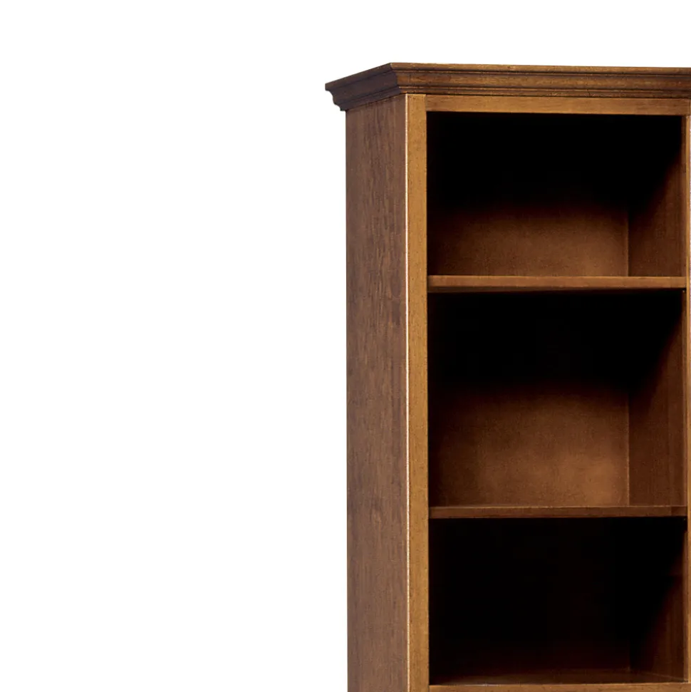 Libreria in Ciliegio Patinato e con 6 Vani a Giorno Made in Italy - Camene