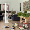 Libreria Moderna da Terra con Scaffali in Metallo Bianco Made in Italy – Bolivia