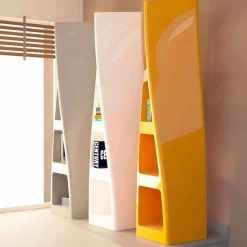 Libreria moderna di design in Solid Surface Collins