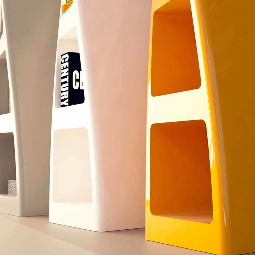 Libreria moderna di design in Solid Surface Collins