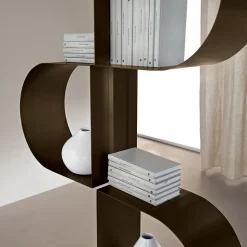 Libreria Verticale in Metallo Verniciato con Piedino Regolabile - Fatima