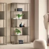 Libreria Verticale Realizzata in Metallo Verniciato Made in Italy - Filiberta