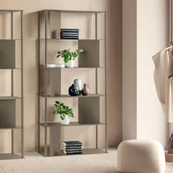 Libreria Verticale Realizzata in Metallo Verniciato Made in Italy - Filiberta