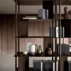 Libreria Verticale Realizzata in Metallo Verniciato Made in Italy - Filiberta