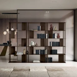 Libreria Verticale Realizzata in Metallo Verniciato Made in Italy - Filiberta