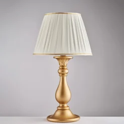 Lume in Legno con Paralume a Candela Made in Italy - Siena