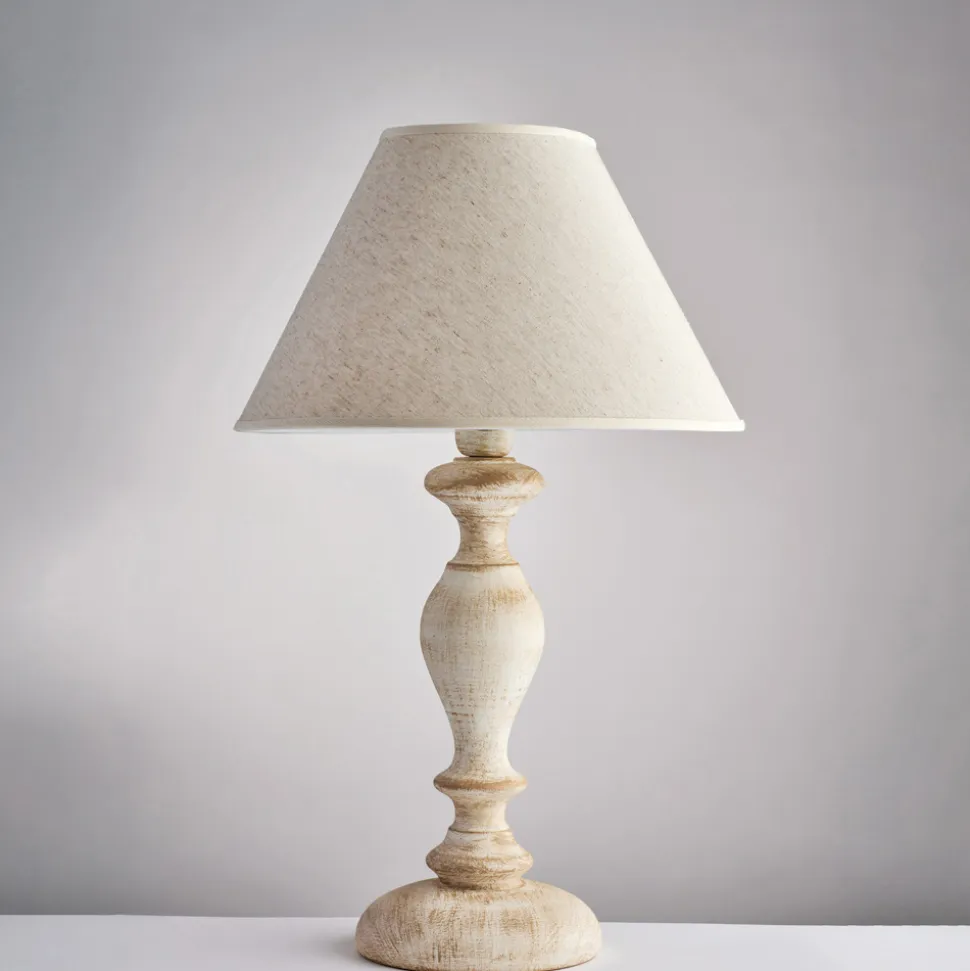 Lume in Legno con Paralume Made in Italy - Toscana