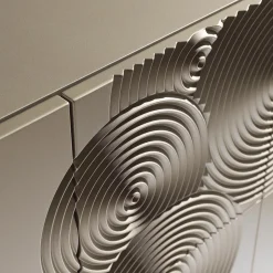 Madia a 5 Ante in MDF Laccato con Decoro Inciso e Rifinito a Mano - Granchio