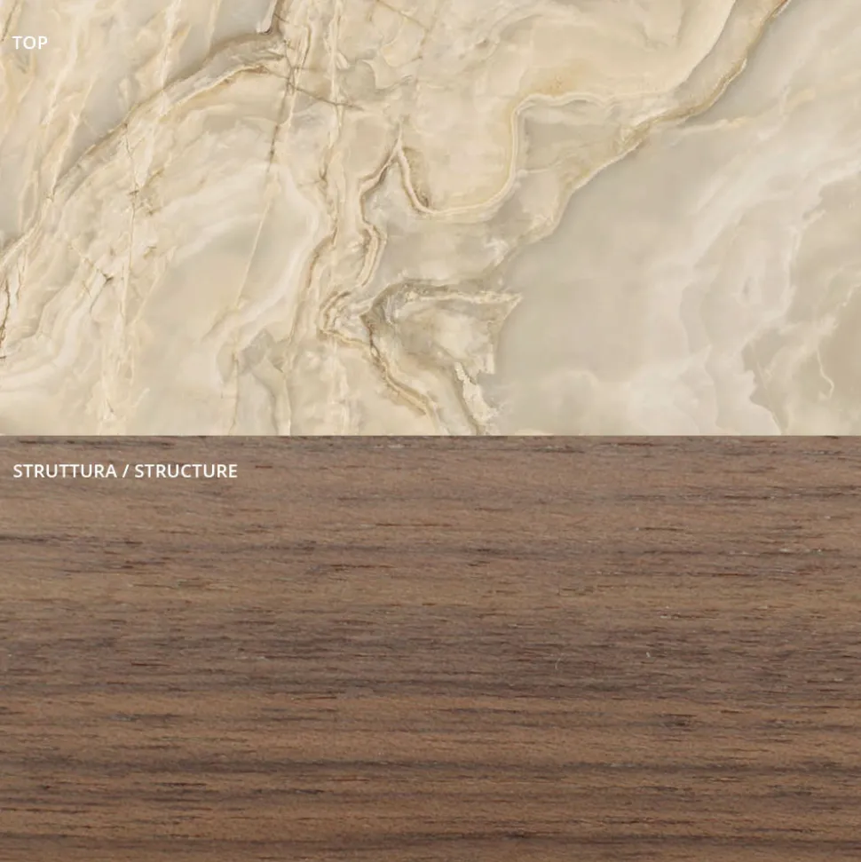 Madia con Ante Apertura Push-Pull in Legno Listellare Made in Italy - Salerno