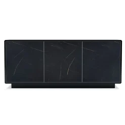 Madia con 3 Ante e Struttura Laccata e Laminata Made in Italy - Ferrara
