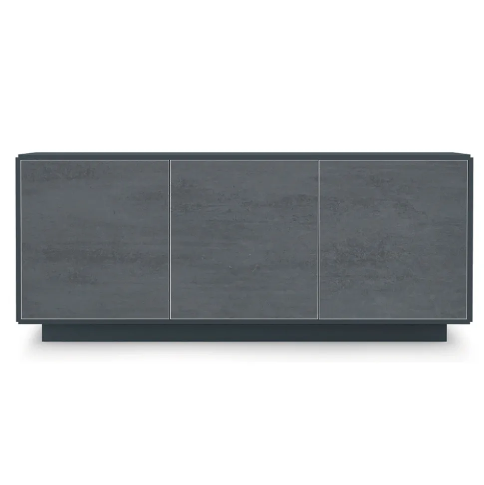 Madia con Ante in Laminato HPL Effetto Pietra Made in Italy - Fiorenza