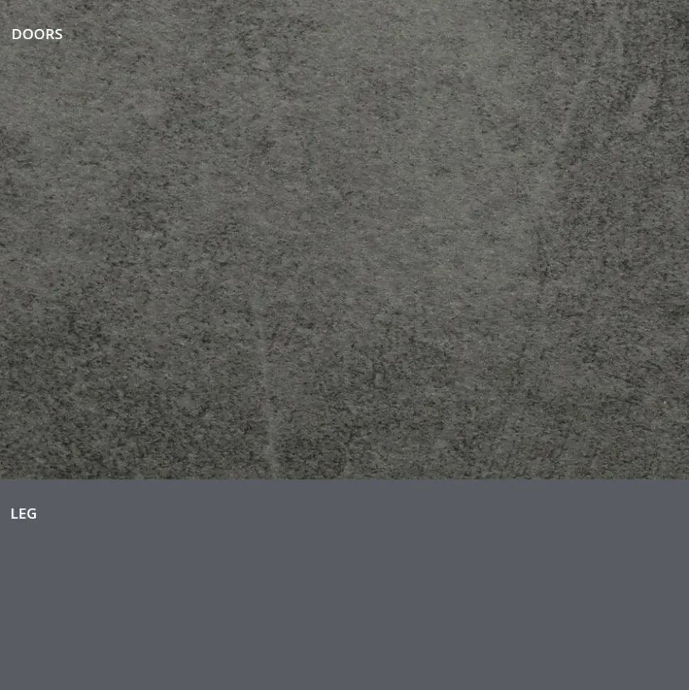 Madia con Ante in Laminato HPL Effetto Pietra Made in Italy - Fiorenza